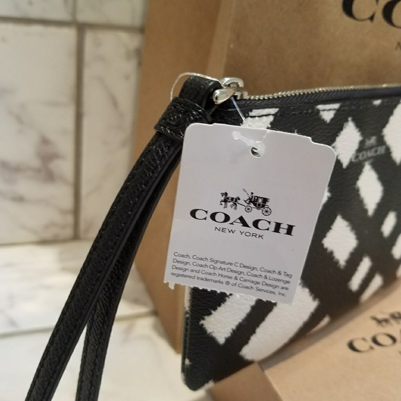 *SOLD OUT* COACH Plaid Mini-Wristlet - Picture 4 of 4